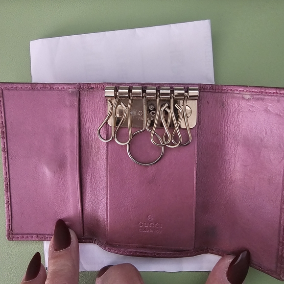Gucci Pink Leather Wallet - Picture 3 of 5
